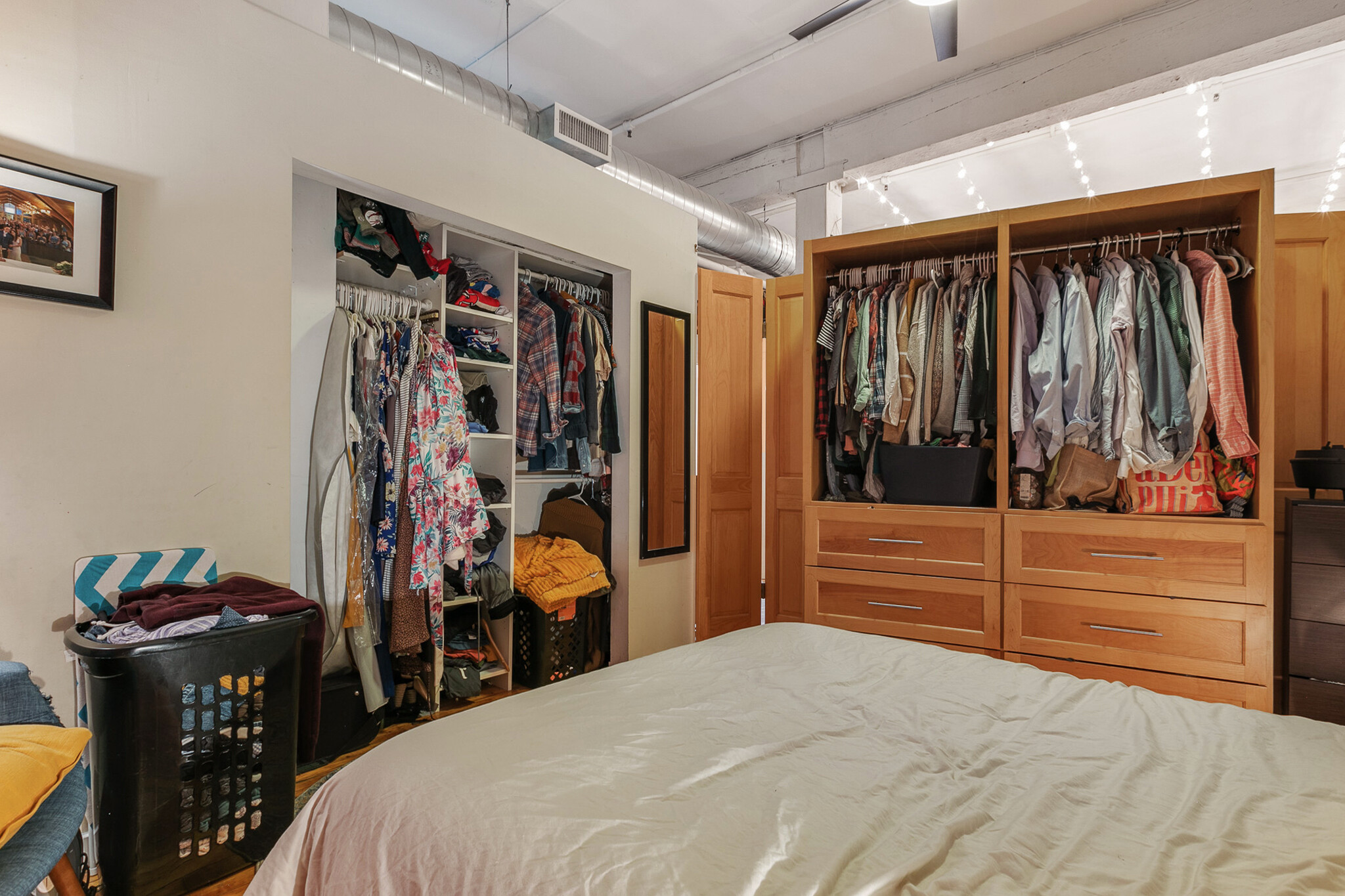 Bedroom with Custom Armoire - 428 N 13th St