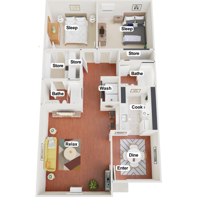 Floorplan - The Summit at the River