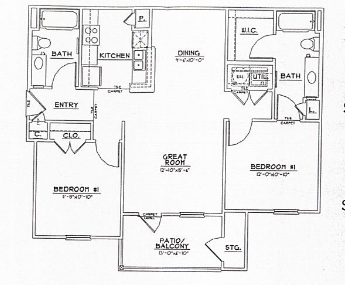 Floorplan - Sedona Springs Apartments