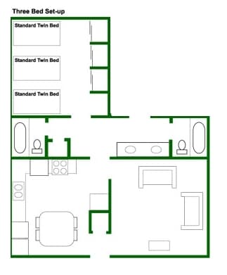 3BR/2BA - Bountiful Court Apartments