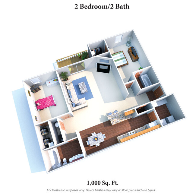 Floorplan - Deercross Apartments