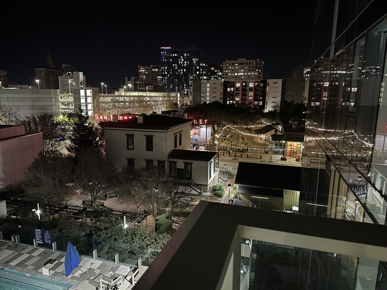 Night view of San Pedro Market Square from Balcony - 188 W Saint James St