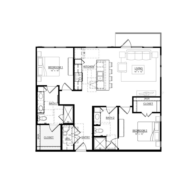 Floorplan - Magnolia on Moser