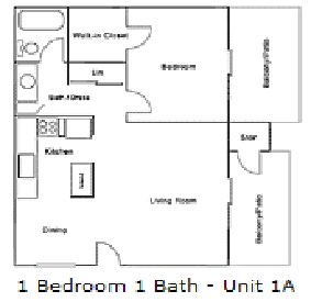 1BR/1BA - Oak Garden Apartments