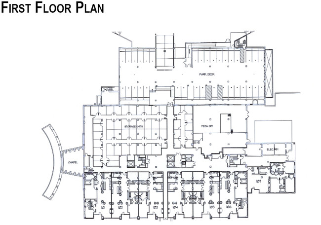 First Floor Plan - Ginter Place