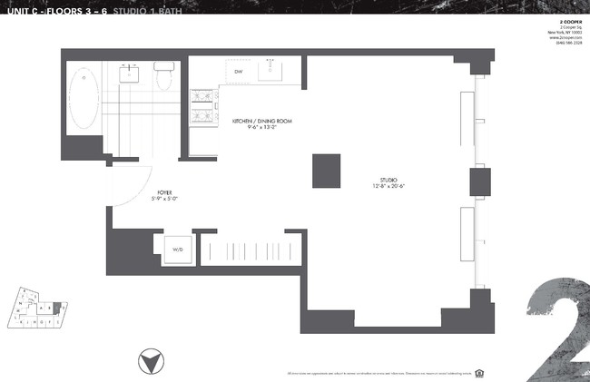 Floorplan - 2 Cooper Square