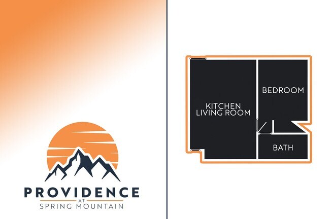 ProvidenceSpringMountain_FloorPlan_OneBedroom_OneBath - Providence at Spring Mountain