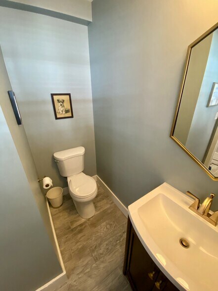 1/2 bath main level - 1406 Andre St