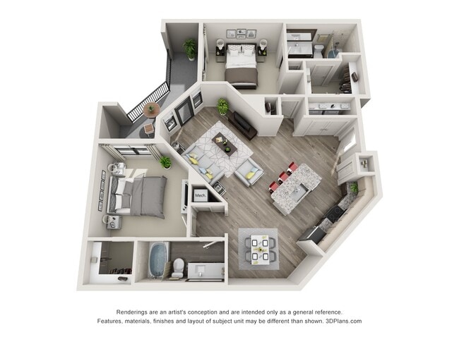 Floorplan - The Mallory Eastside
