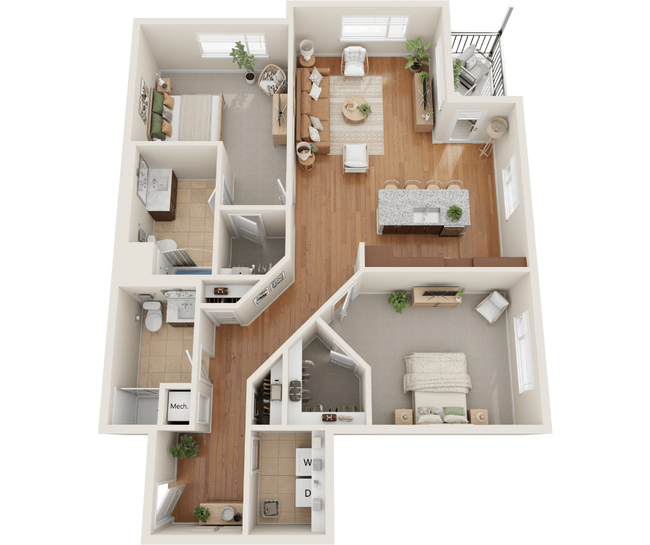 Floorplan - Sylvan Uptown