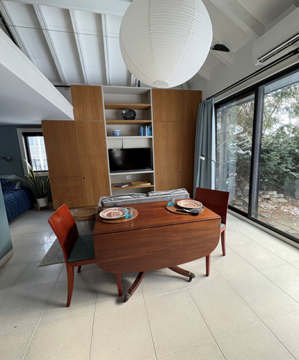 view of dining and living - 12 Maple Ave
