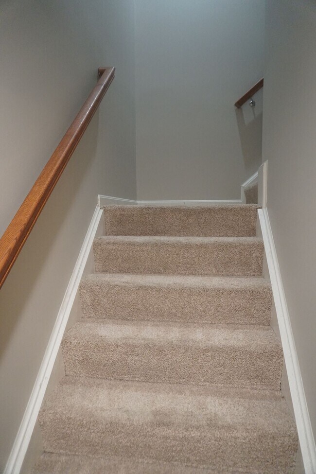 Stairs to Bedrooms - 23460 Twin Falls Ter