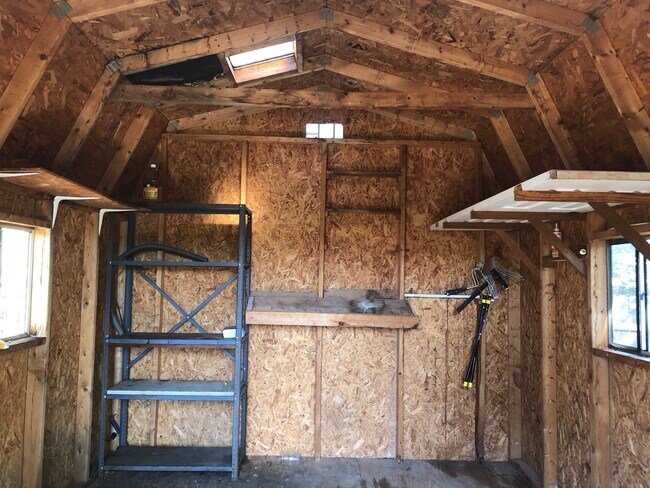 internal view of storage shed - 302 Coronation Dr