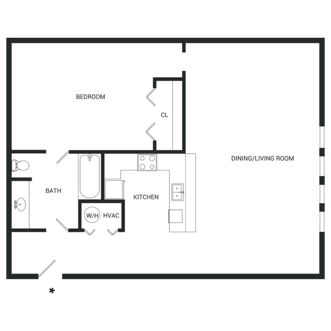 Floorplan - Bass Lofts Apartments