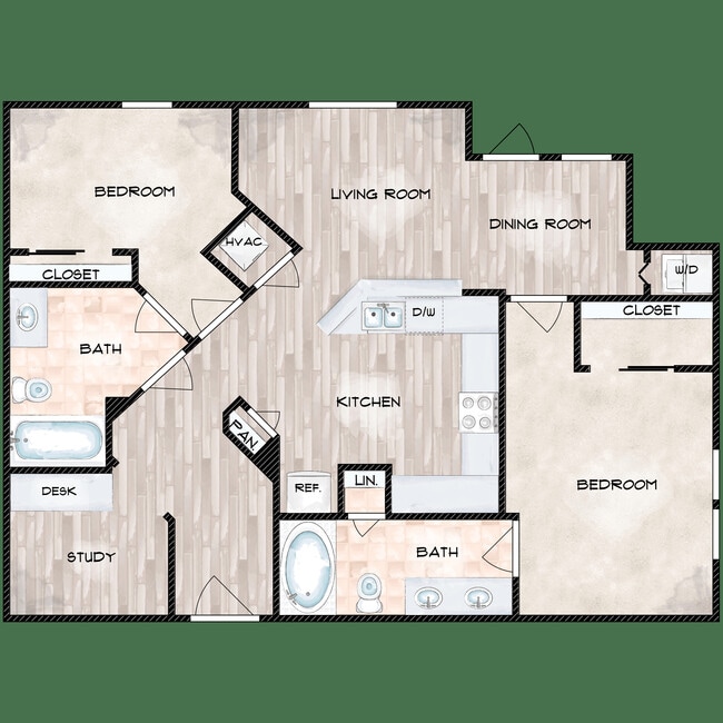 Floorplan - The Lofts at Savannah Park