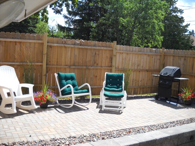 back Lower patio - 102 W College St