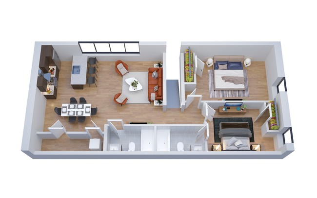 Floorplan - Peanut Factory Flats