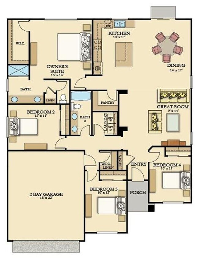 Building Photo - 2022 South/East Fresno Home, 4BR/2BA - Lots of Amenities!