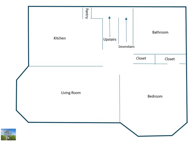 Downstairs Layout - 90 Union Ave