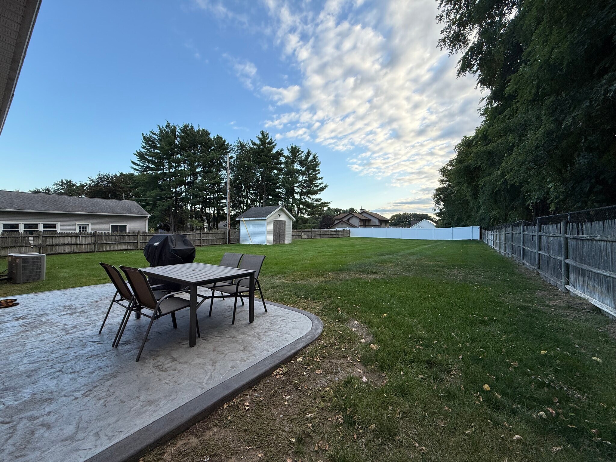 privacy fenced backyard - 26 Patricia Ln