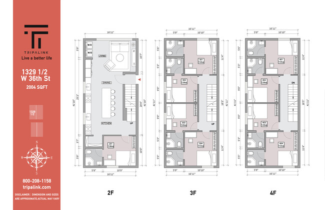 1329 1/2 W36th - 1329 W 36th St Student Housing