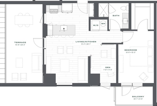Floorplan - Triangle Square