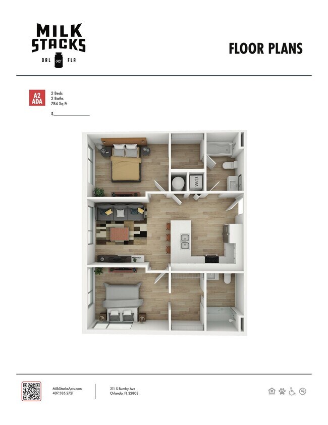 Floorplan - The Milk Stacks Apartments