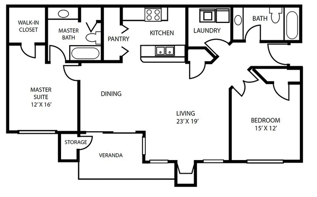 Floorplan - Pallas Townhomes and Apartments