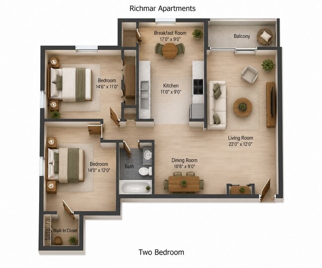 2 Bedroom - Richmar