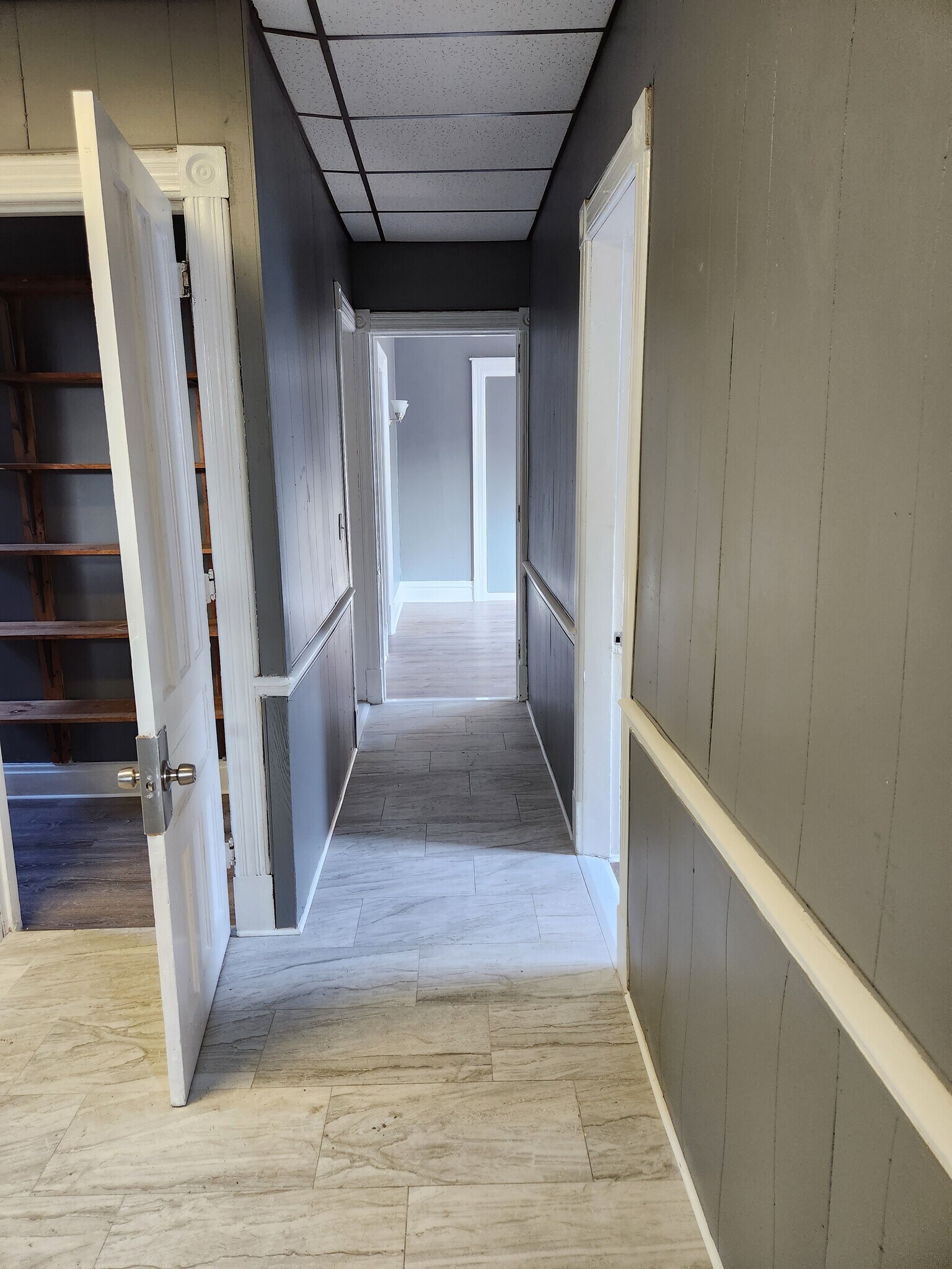 1st floor Hallway to living room and bedrooms - 2201 15th St