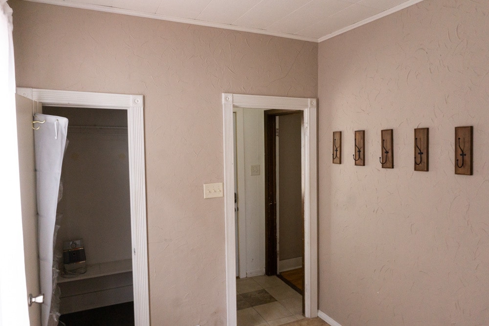 View of mudroom facing south - 622 End Ct