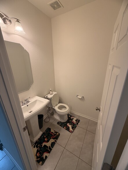 Shared half bath downstairs - 1912 Tasmanian Tiger Trce