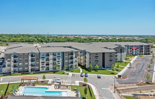 Exterior Building View from Above - Legacy Ranch @ Dessau East, A 55+ Community