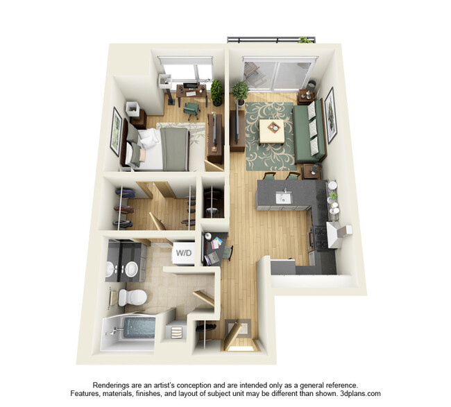 Floorplan - Solhavn Apartments