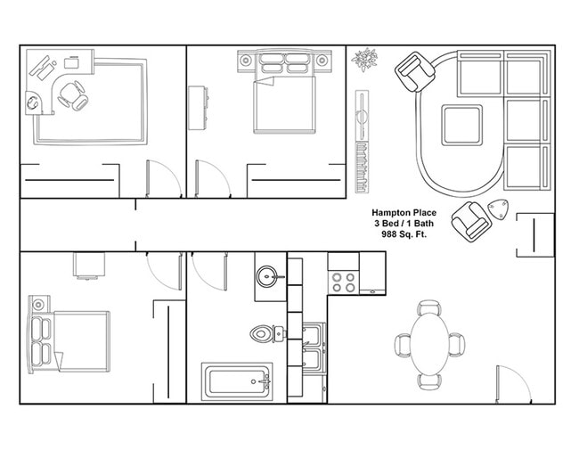 Building Photo - 3 Bedroom Apartment
