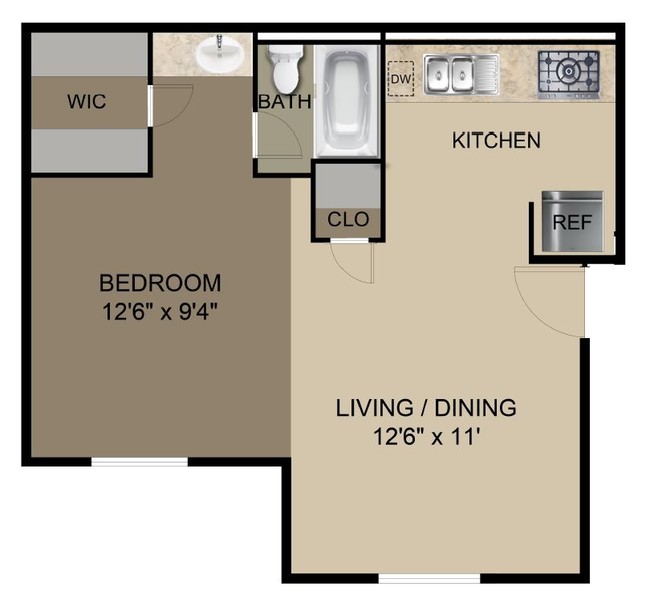 Floorplan - Briar Cove Apartments