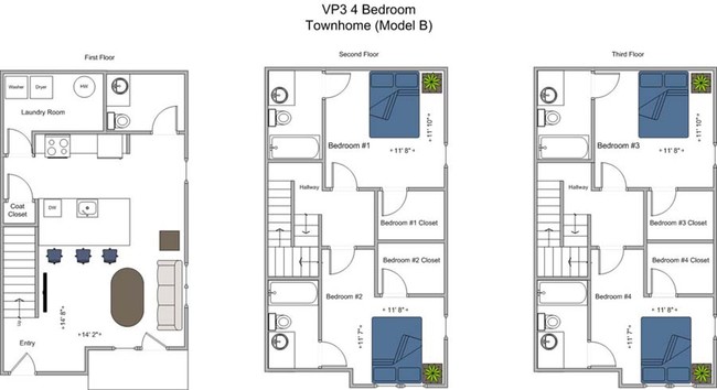 4 Bedroom Townhome (Model B) - VP3