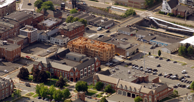 Aerial - The Flats at Natick Center