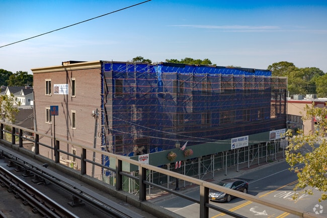 View from commuter train - 1800 Great Neck Rd