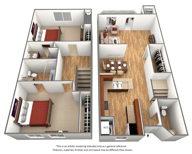 Floorplan - Arcadia Townhomes