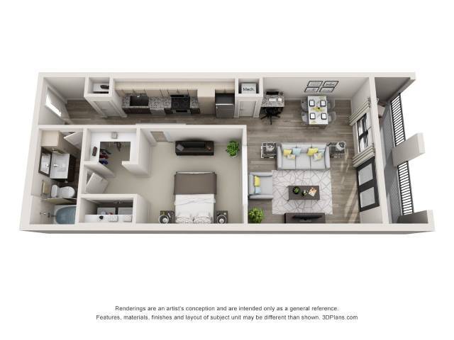 Floorplan - The Mallory Eastside