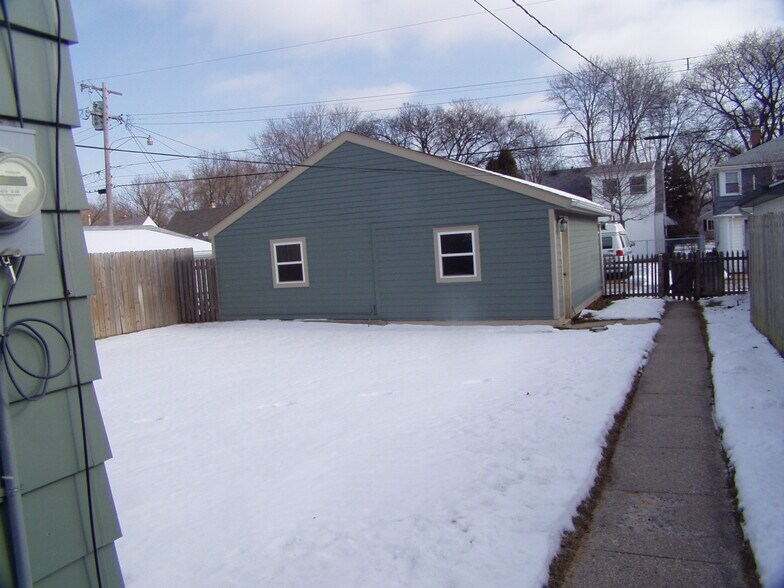 Fenced back yard - 3250 N 88th St