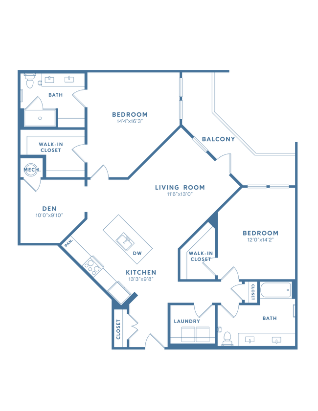 Floorplan - Maren Apartments