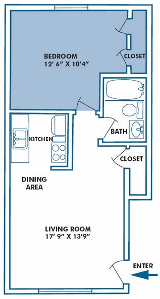 1BR/1BA - Mallory Apartments