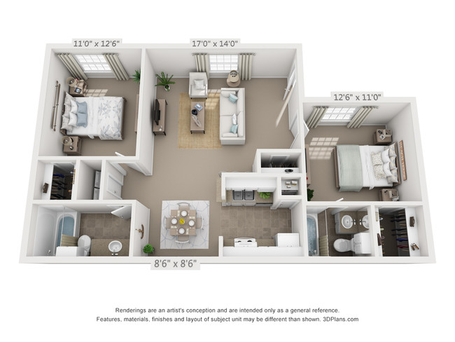 Floorplan - Oaks at Duck Creek