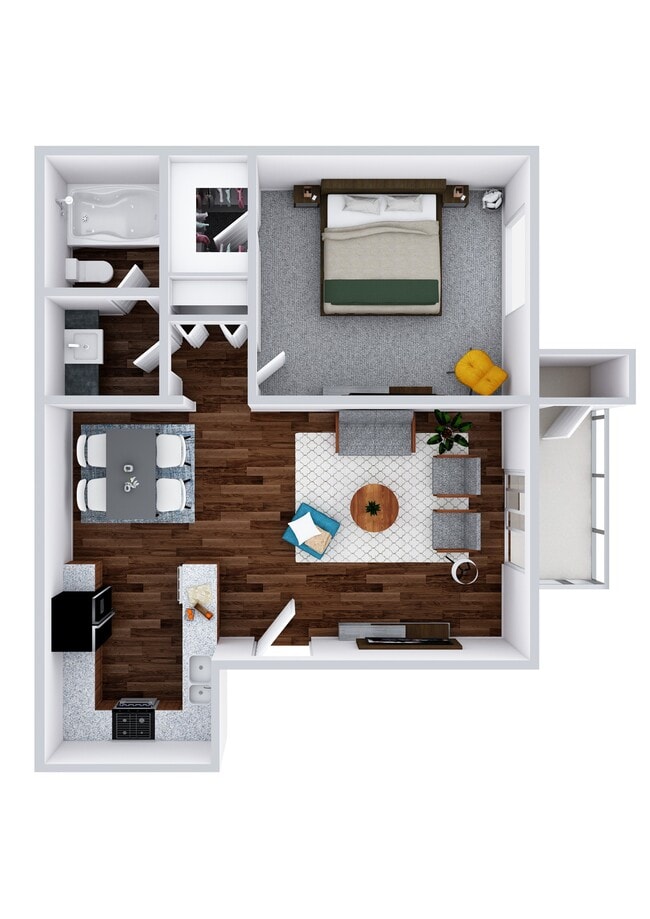 Floorplan - Townhomes on the Park Apartment Homes