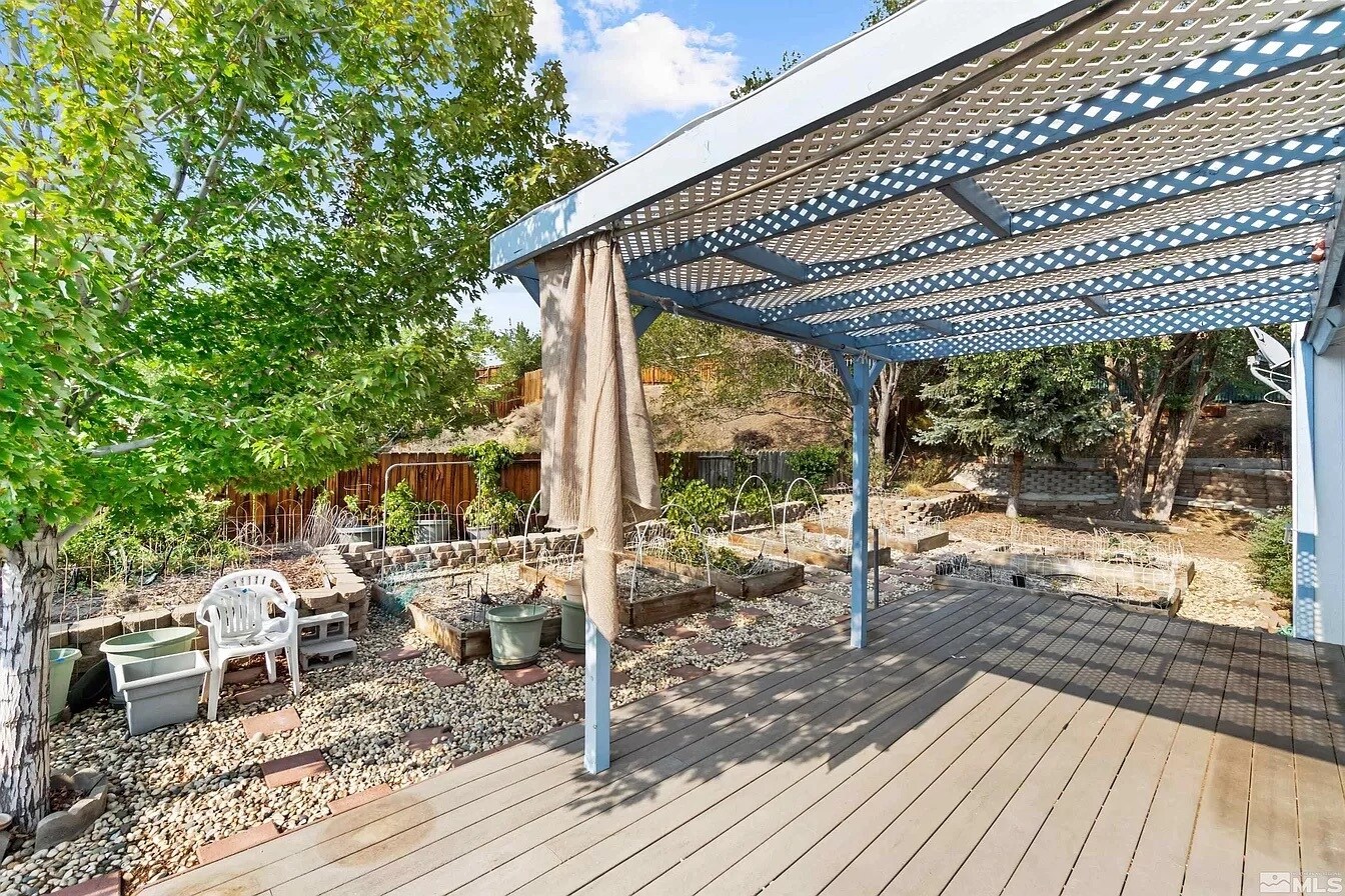 Backyard Covered Deck - 1975 Putnam Dr