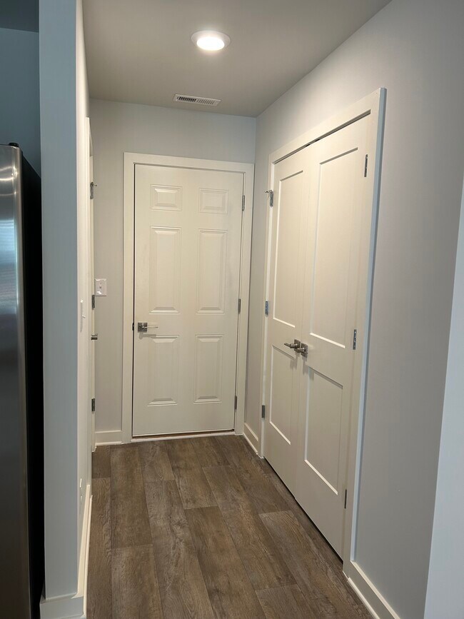 Pantry on the right, door to the garage straightahead, the closet to the left. - 226 River Meadow Dr