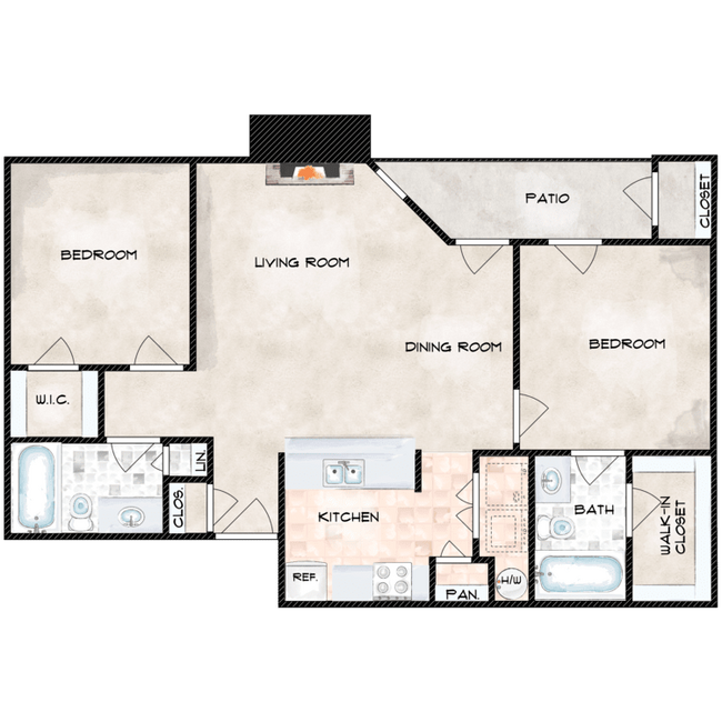 2BED_845053.png - Arbor Trails Apartment Homes