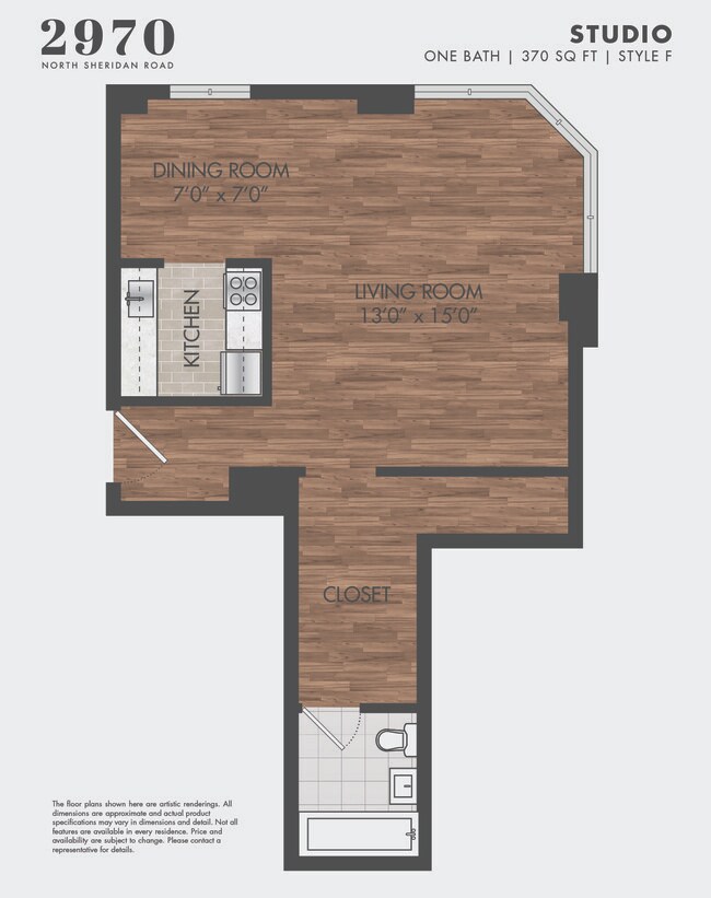 Floorplan - 2970 N Sheridan
